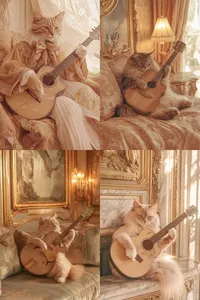 Baroque Feline Minstrels - Пример 1