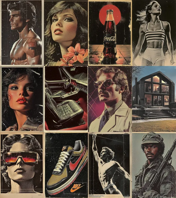 Retrofuturism Print Aesthetic - Пример 2