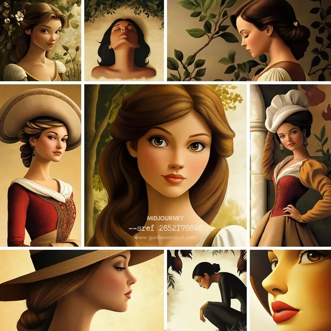 Vintage Dreamscape Portraits - Пример 2