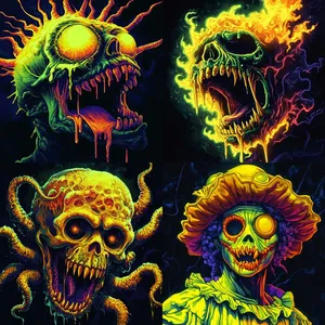 Vibrant Geometric Collage - Пример 4