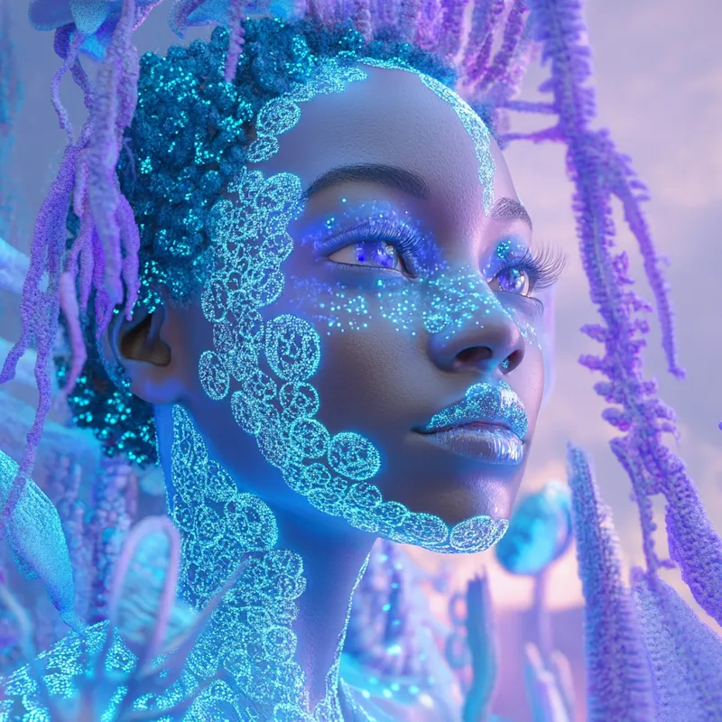 Neon Dreamscape - Пример 4