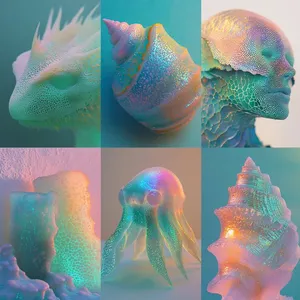 Surreal Red Elegance - Пример 4