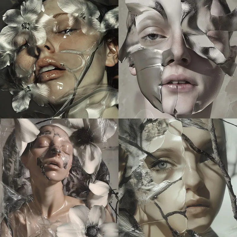 Surreal Floral Fusion - Пример 2