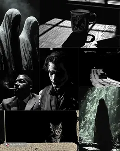 Cinematic Noir Stillness - Пример 1