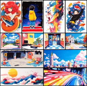 Neon Glitch Portrait - Пример 4