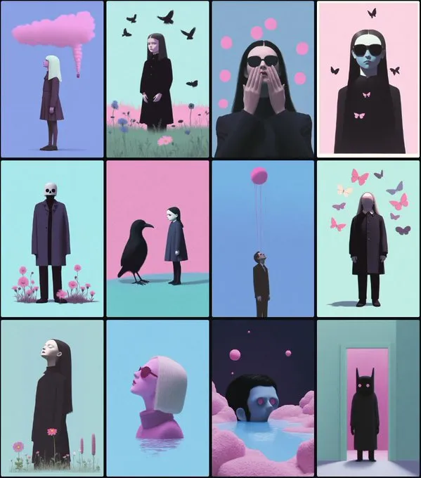 Surreal Contemplation - Пример 2