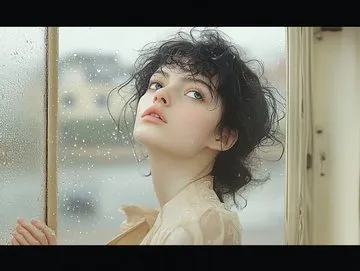 Dreamy Rainy Portrait - Пример 2