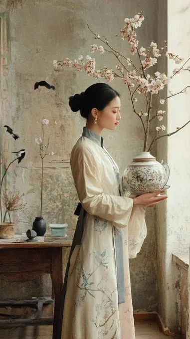 Dreamy Rainy Portrait - Пример 3