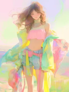 Dreamy Pastel Anime Style - Пример 1