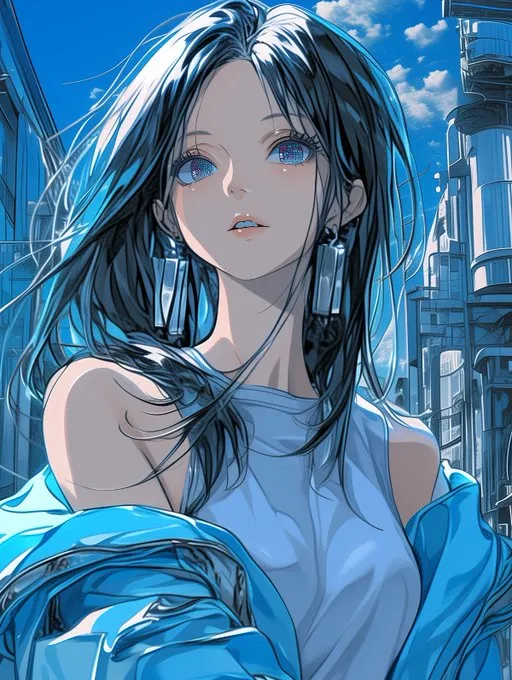 Futuristic Anime Aesthetic - Пример 2