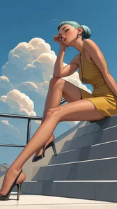 Retro Futuristic Chic - Пример 1