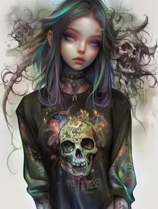 Ethereal Gothic Artistry - Пример 1