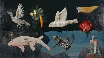 Surrealist Portrait with Abstract Elements - Пример 3