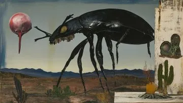 Surrealist Portrait with Abstract Elements - Пример 4