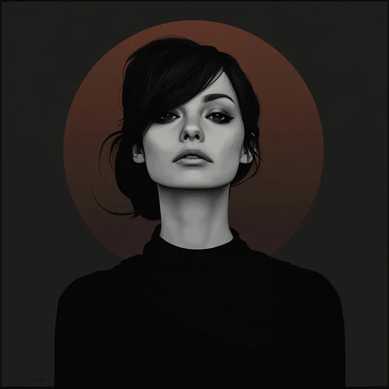 Gothic Cactus Elegance - Пример 1