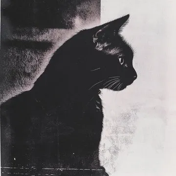 Textured High Contrast Silhouette - Пример 1