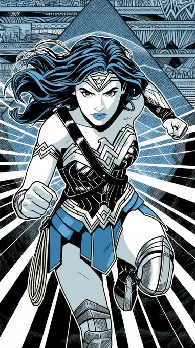 Dynamic Comic Book Art - Пример 2