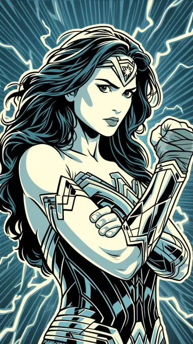 Dynamic Comic Book Art - Пример 3