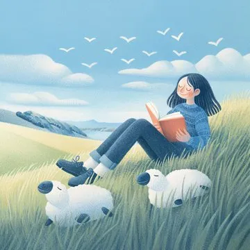 Whimsical Pastoral Illustration - Пример 2