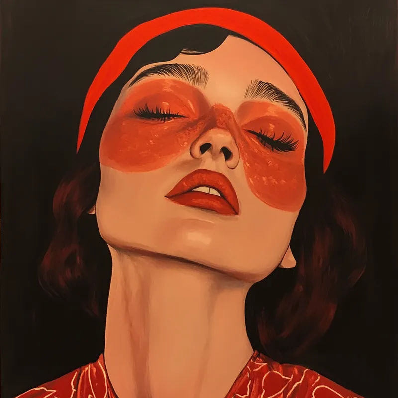 Vibrant Retro Portrait - Пример 3