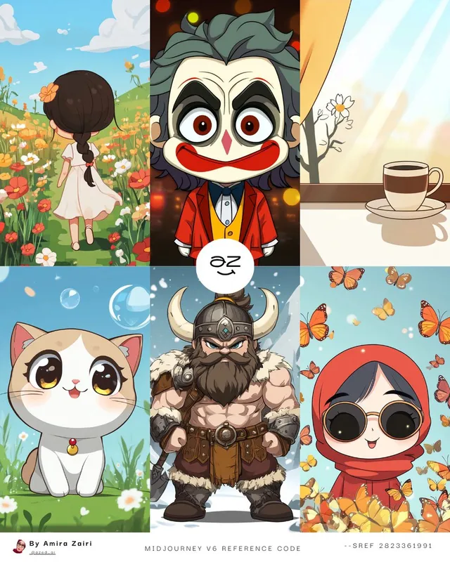 Whimsical Cartoon with Pastel Colors - Пример 2