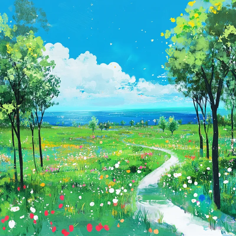 Floral Serenity Bliss - Пример 4