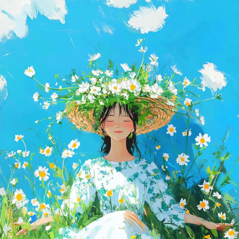 Floral Serenity Bliss - Пример 1