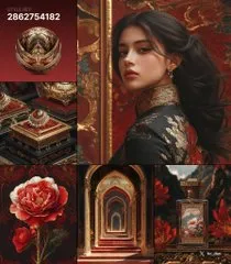 Opulent Steampunk Elegance - Пример 3