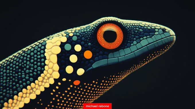 Vibrant Geometric Abstraction - Пример 3