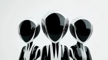 Abstract Geometric Face Art - Пример 4