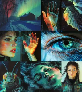 Illuminated Sci-Fi Dreamscape - Пример 1