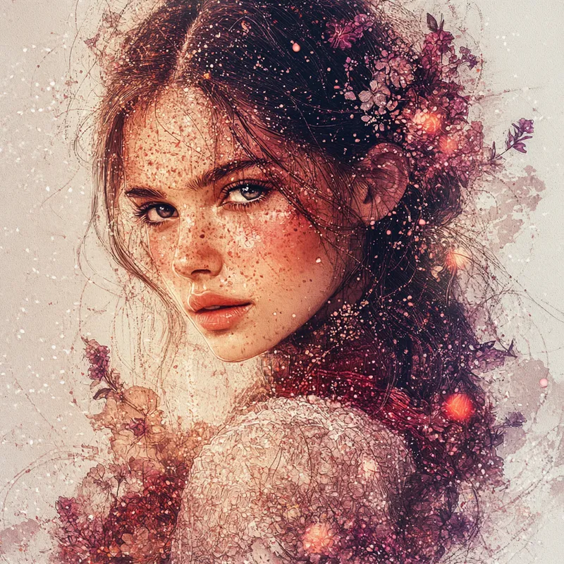 Ethereal Serenity with Warm Tones - Пример 3