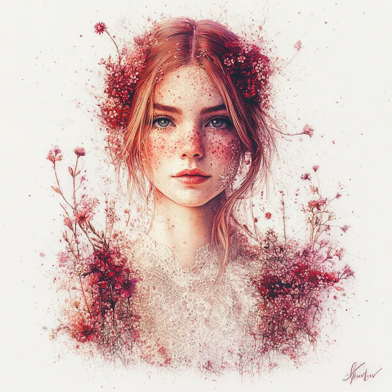 Ethereal Serenity with Warm Tones - Пример 1