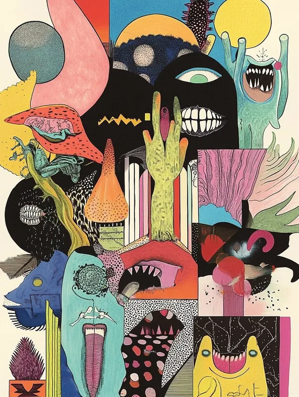 Psychedelic Cartoon Wonderland - Пример 2