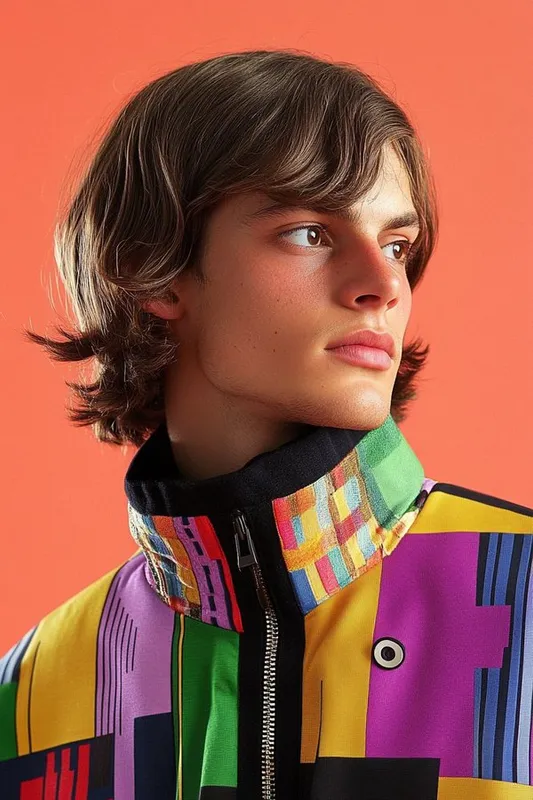 Vibrant Geometric Pop Art - Пример 2