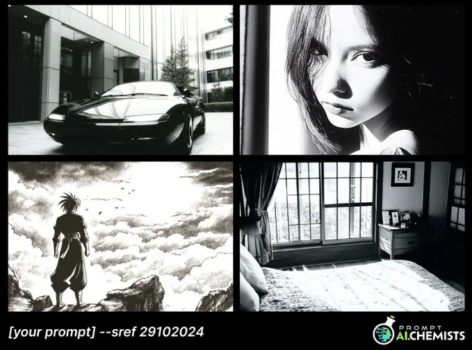 Monochrome Dramatic Aesthetic - Пример 2