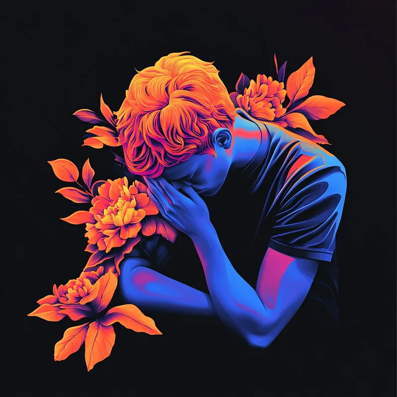 Neon Emotive Surrealism - Пример 3