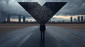 Surreal Monochrome Dystopia - Пример 1