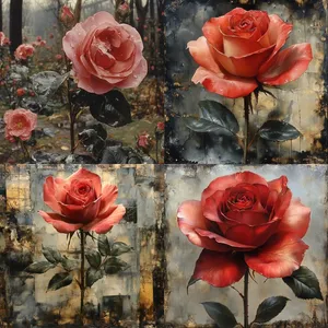 Rustic Elegance of Roses - Пример 1