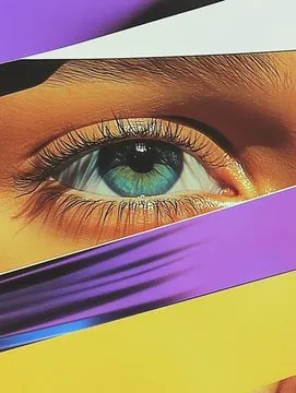 Vibrant 80s Retro Abstract - Пример 3