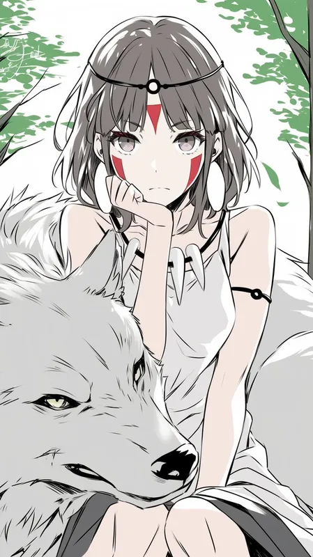 Manga Aesthetics with Pet Companion - Пример 2