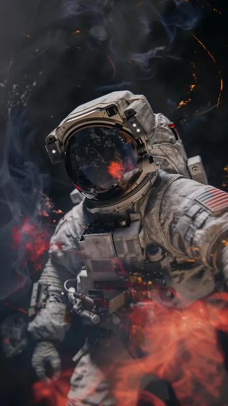 Futuristic Astronaut Aesthetic - Пример 3