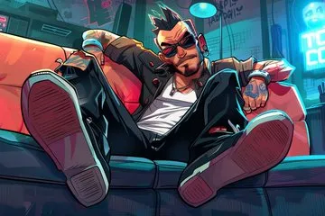 Vibrant Urban Cartoon - Пример 4