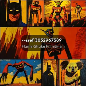 Flame-Stroke Primitivism Style - Пример 1