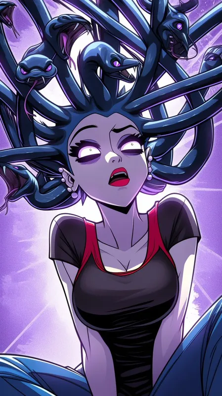 Vibrant Mythical Portrait - Пример 1