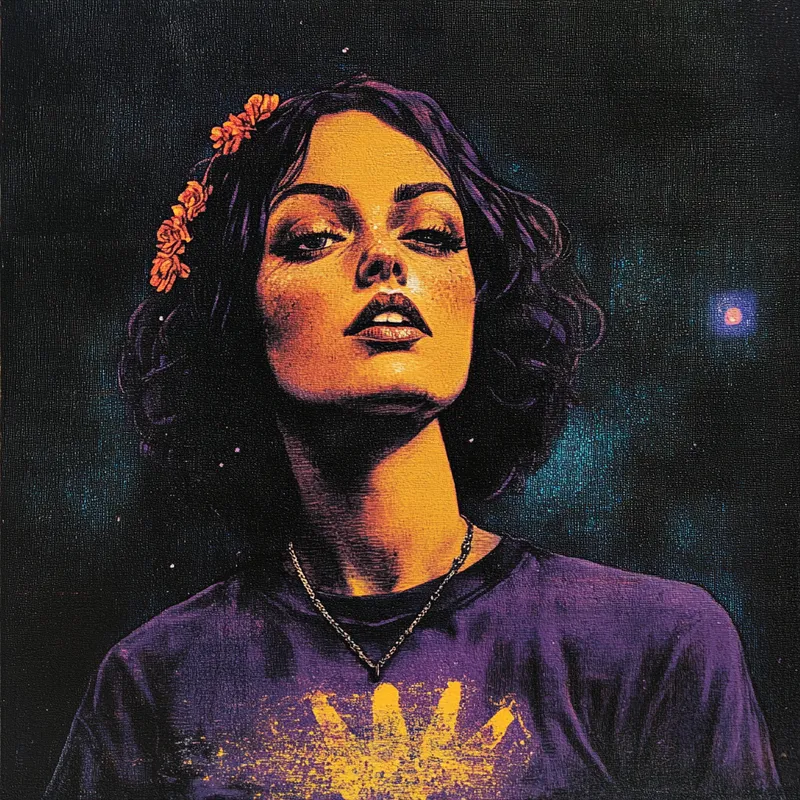 Neon Lattice Elegance - Пример 3