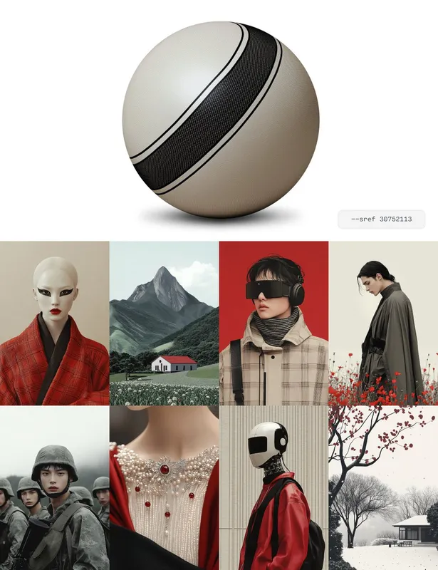 Eastern Futuristic Elegance - Пример 2