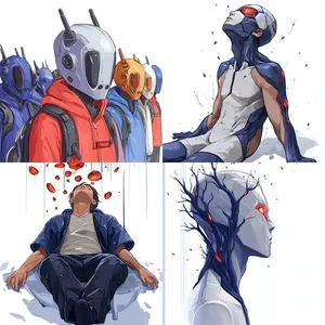 Eastern Futuristic Elegance - Пример 4