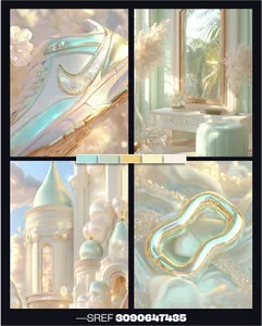 Iridescent Pastel Dreamscape - Пример 1