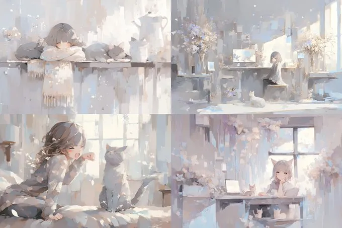 Painting in White - Пример 3
